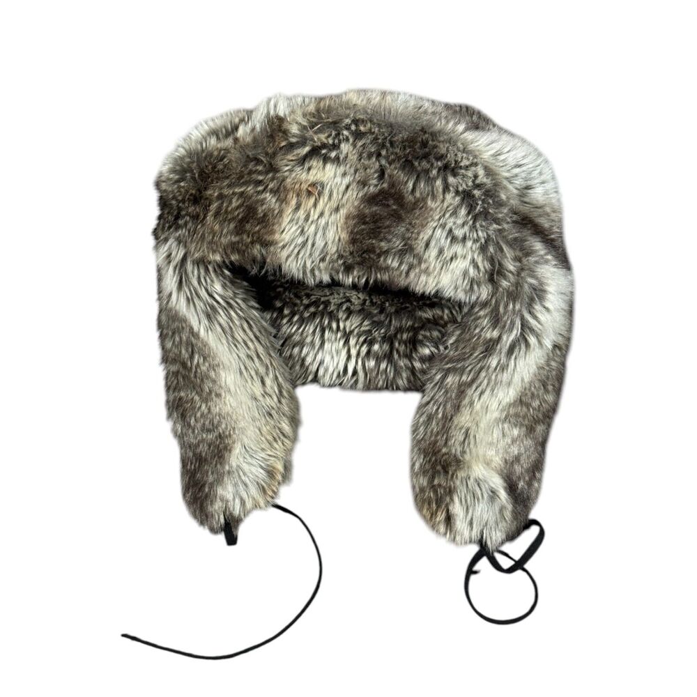 Accessories Trapper Women's Brown Faux Fur Windproof Ear Flaps Winter Warmer Hat